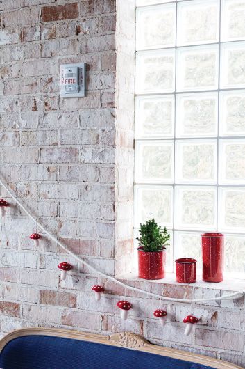 Nita Mushroom Garland By Accent Decor | Garland & Wreath | Modishstore - 1