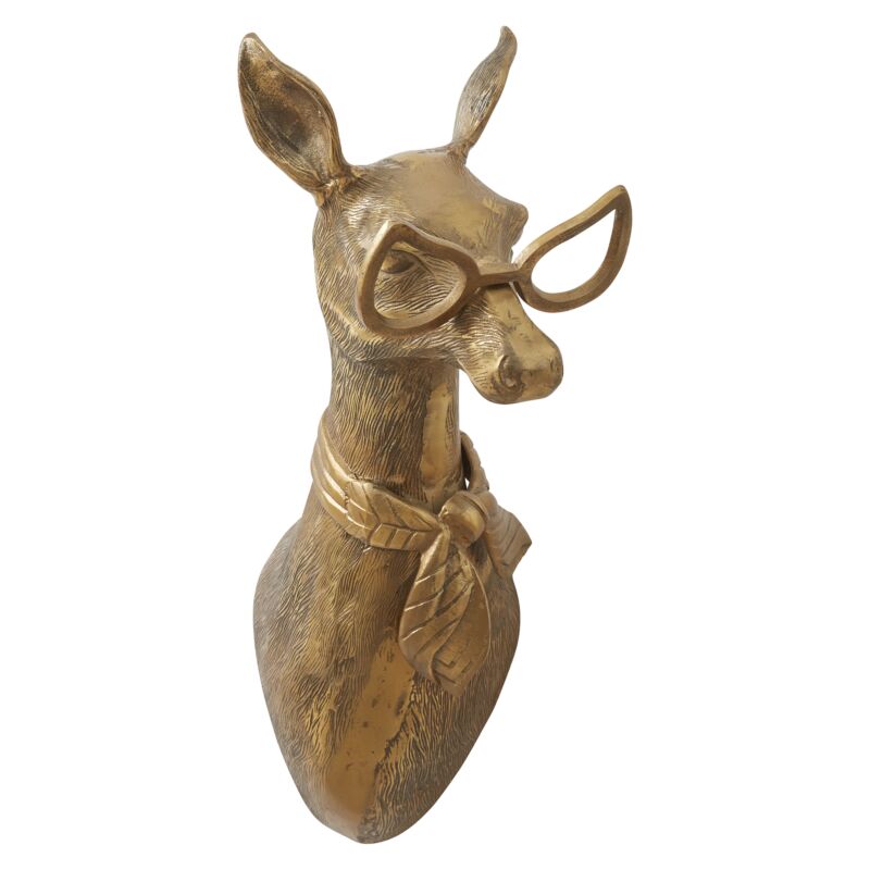 Eric + Eloise Collection - Charlie the Aviator Goose Bird Bronzed Aluminum Hanging Wall Mount