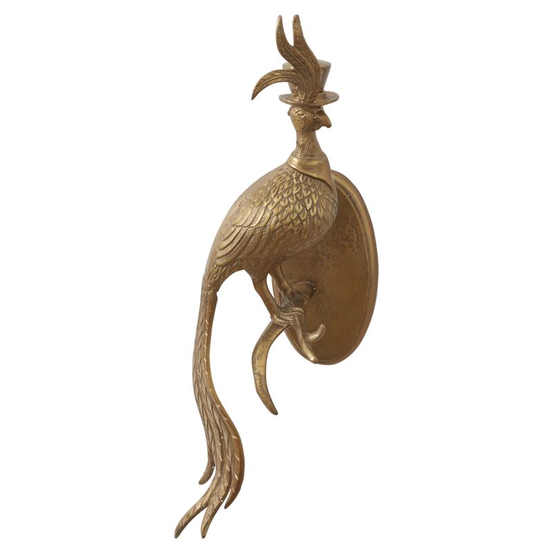 Eric + Eloise Collection - Charlie the Aviator Goose Bird Bronzed Aluminum Hanging Wall Mount