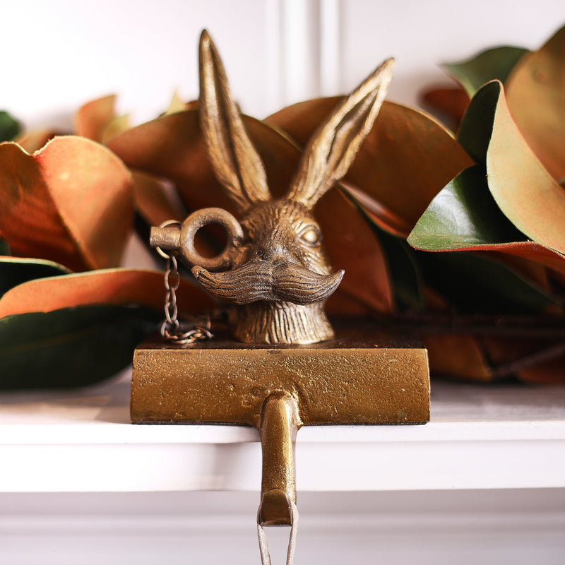 Eric + Eloise Bronzed Aluminum Stocking Holders