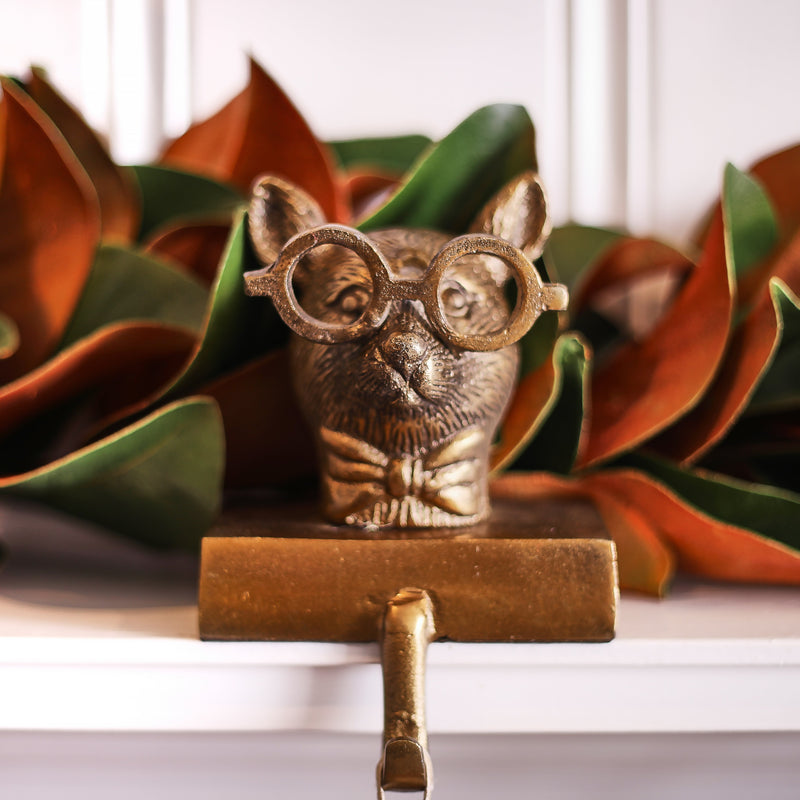 Eric + Eloise Bronzed Aluminum Stocking Holders