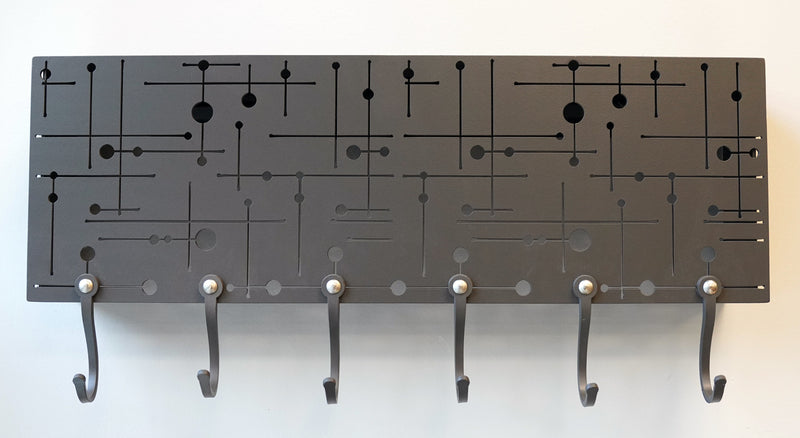 Mid-Century Pattern Wall Rack