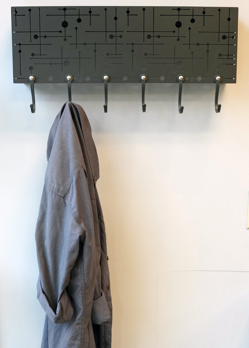 Mid-Century Pattern Wall Rack
