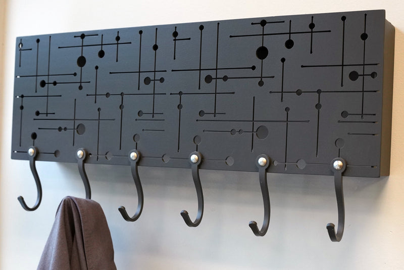 Mid-Century Pattern Wall Rack