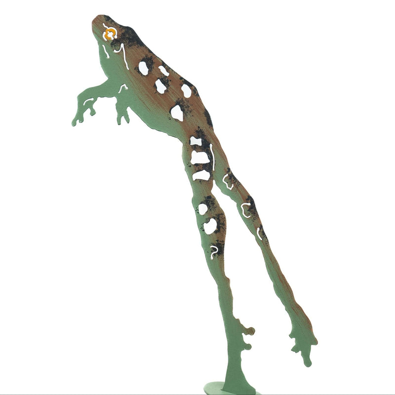 Jumping Frog Garden Stake