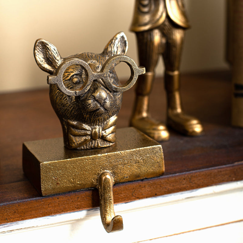 Eric + Eloise Bronzed Aluminum Stocking Holders