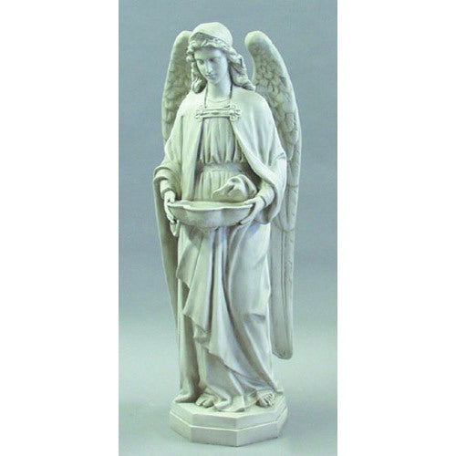 Holy Water Font Angel 50"" H Outdoor/Indoor Statue