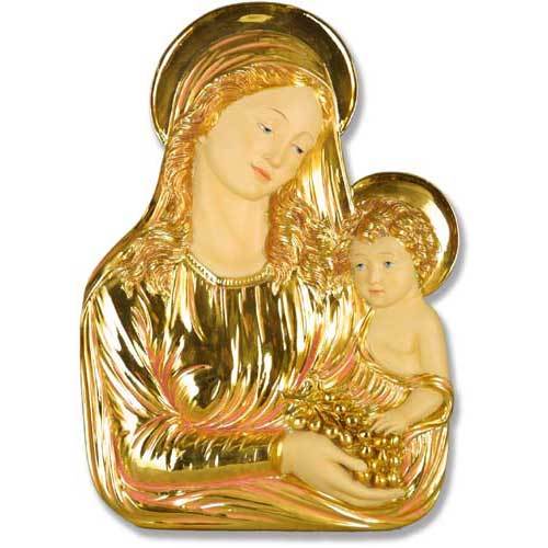 Madonna Eucharist Outdoor Catholic Plaque (13.0 - Inch)