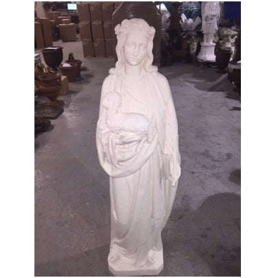 ST. AGNES 5' Outdoor/Indoor Statue