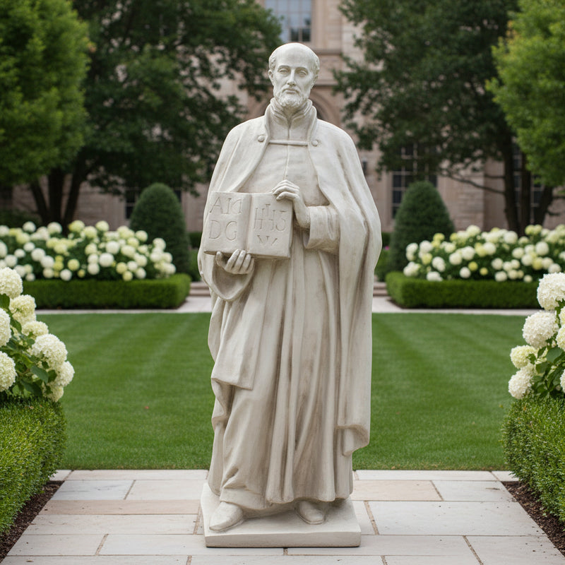 Saint Ignatius Religious Statue (71 - Inch) Side Angle