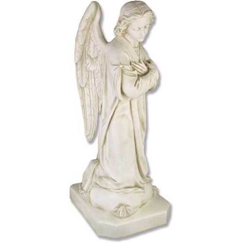 Sympathy Winged Angel Outdoor Statue (39 - Inch) Side View
