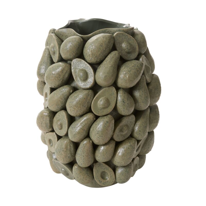 Layered Avocado Vase