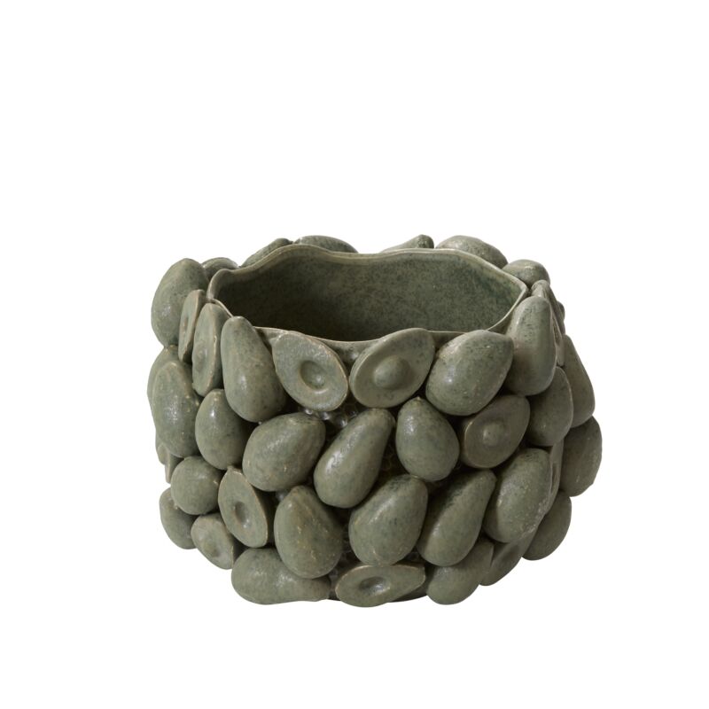 Layered Avocado Vase