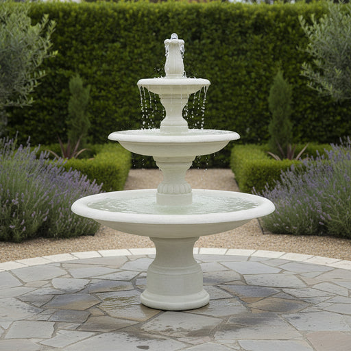 Balustrade 3 Tier Fountain (68 - Inch) Side Angle