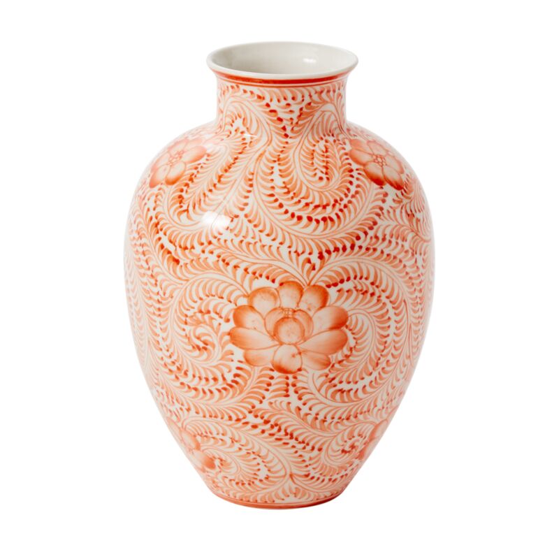 Coral Eleanor Vase