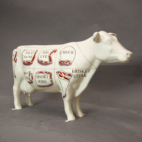 Cow Garden Statue (24.5 - Inch) Other Angle