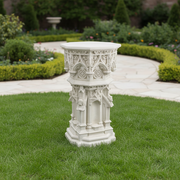 Cathedral Pedestal Statue Bf (44 - Inch) Side Angle