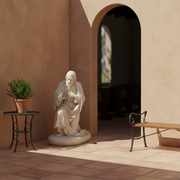 Father Joseph Religious Statue (22 - Inch) Side Angle