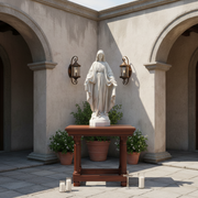 Blessed Virgin Mary Statue (42 - Inch) Side Angle