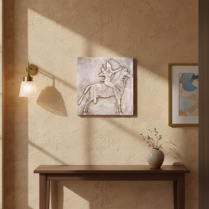 Horse Garden Statue (15 - Inch) Side Angle
