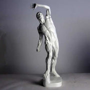 Anatomy of Man Garden Statue (28 - Inch) Side View