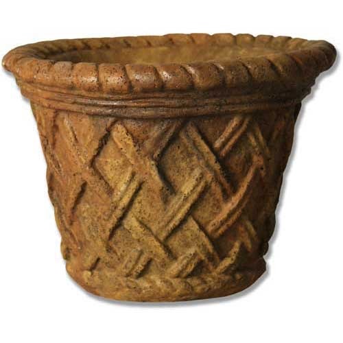 Lattice Pot Small 10"" Outdoor/Indoor Statue