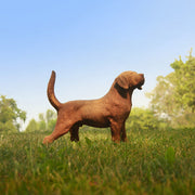 Hound Dog Garden Statue (12 - Inch) Side View