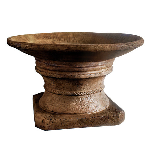 Rustic Birdbath Statue (12 - Inch)
