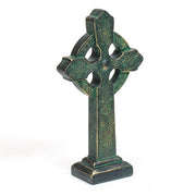 Celtic crosses with ornate, old world European patterns and intricate medieval knotwork in classical standing designs. Additional Angle