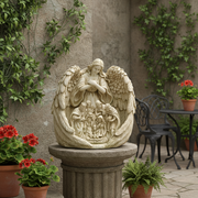 Guardian Angel Nativity Statue (20 - Inch) Side Angle