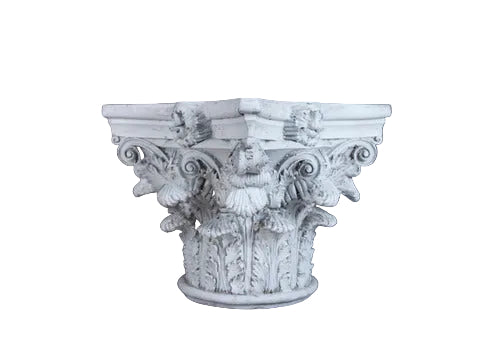 Corinthian Capital Top 14""H Outdoor/Indoor Statue