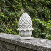 Acorn Monolith Outdoor Statue (32 - Inch) Side Angle