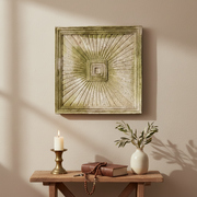 Square Frame Garden Plaque (25.0 - Inch) Side View