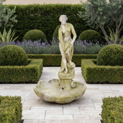 Venus Bath Fountain Garden Statue (60 - Inch) Side Angle