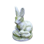 Rabbit and Bunnies Garden Statue (11 - Inch)