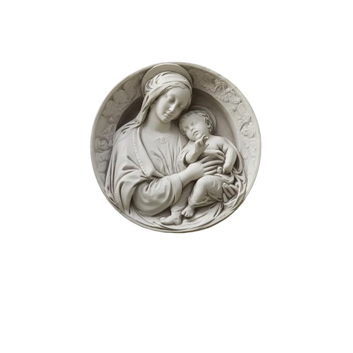 Madonna and Child Outdoor Catholic Plaque (28.0 - Inch)