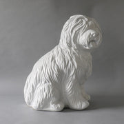 Old English Sheep Dog Garden Statue (17 - Inch) Different Angle
