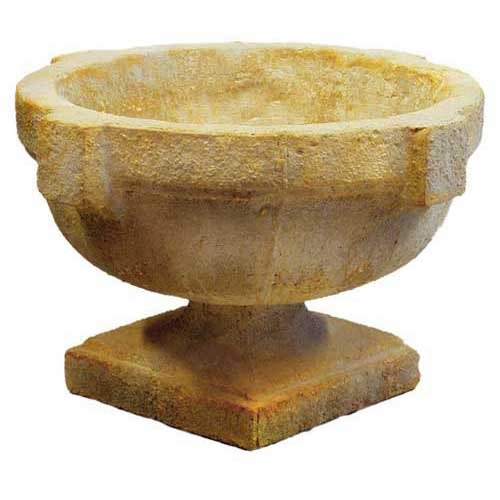 Rough Bungalow Urn 14 Outdoor/Indoor Statue