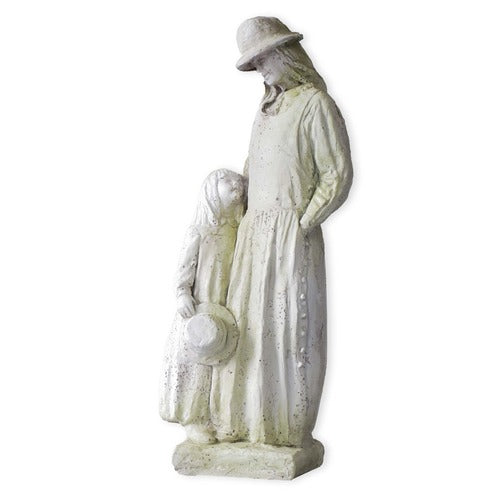 Girl Talk Statue (18 - Inch) Side View