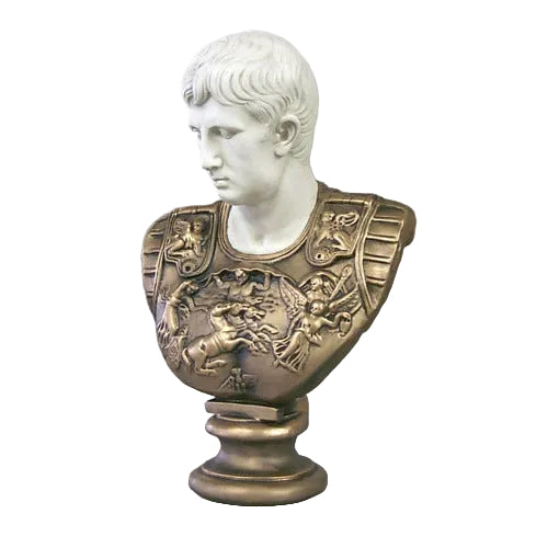 Caesar Bust Display Decor (24 - Inch)
