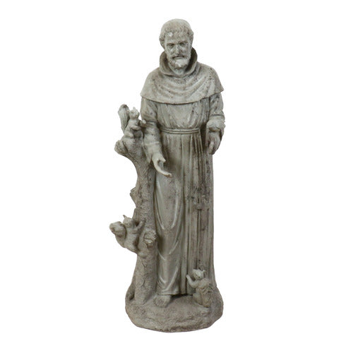 St. Francis with Squirrels Outdoor/Indoor Statue