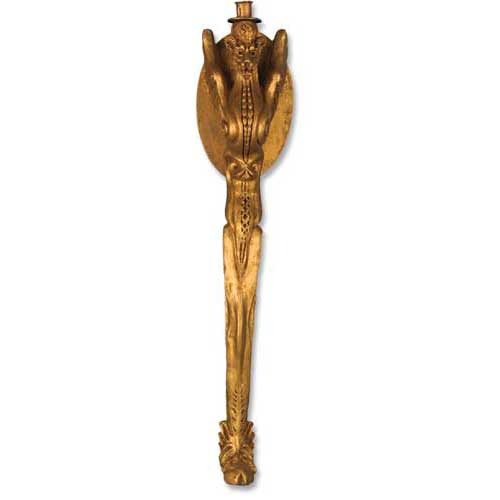 Longfooted Religious Candleholder Statue (29-Inch)