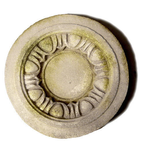 Egg And Dart Medallion Outdoor/Indoor Statue