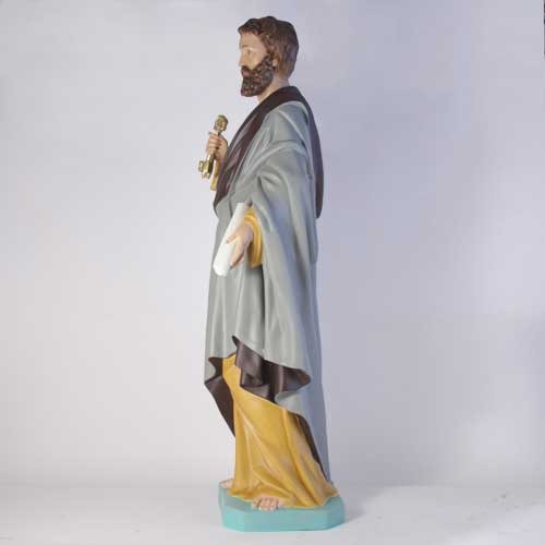 Saint Peter 63"" H Outdoor/Indoor Statue