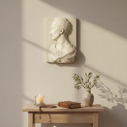 Augustus Caesar Roman Garden Plaque (12.0 - Inch) Side Angle