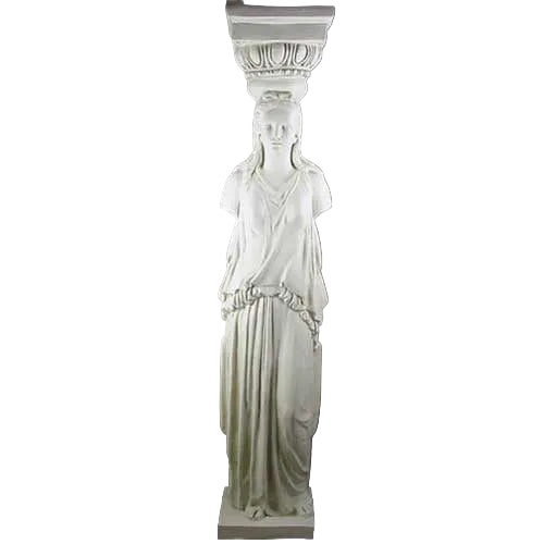 Athenian Caryatid Outdoor Statue (78-Inch)