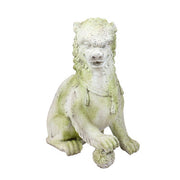Foo Dog Garden Statue (35 - Inch) Side View