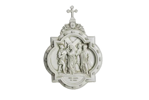 Chapel Wall Plaque Stations of the Cross Number 2 (13.5 - Inch)