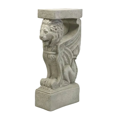 Winged Lion Outdoor Statue (32 - Inch)