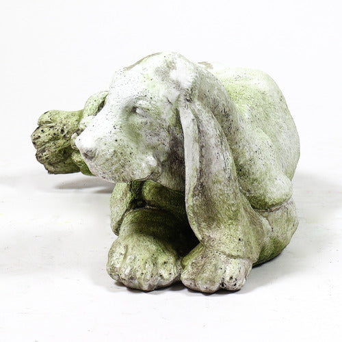 Basset Hound Dog Garden Statue (7.3 - Inch) Side View